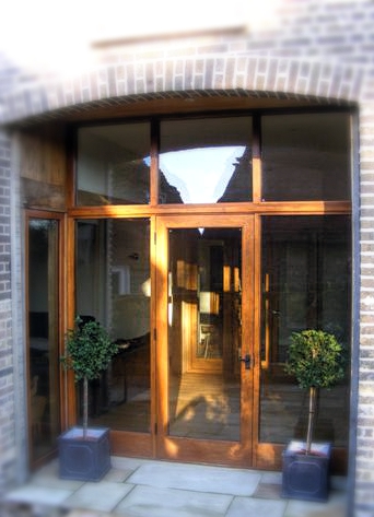 fully glazed, enterence room, frame, double glazed, glass, Listed buliding, conservation grade, traditional Joinery